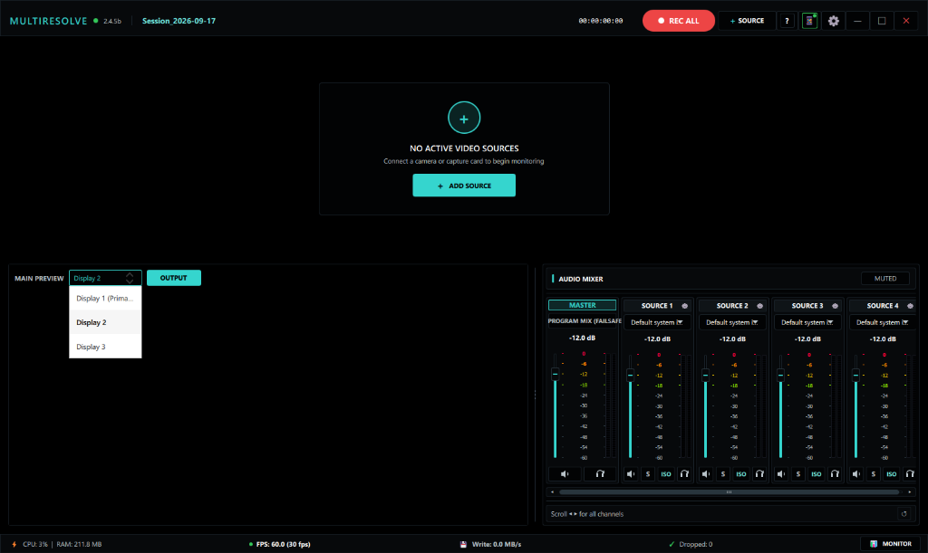 Preview Output
